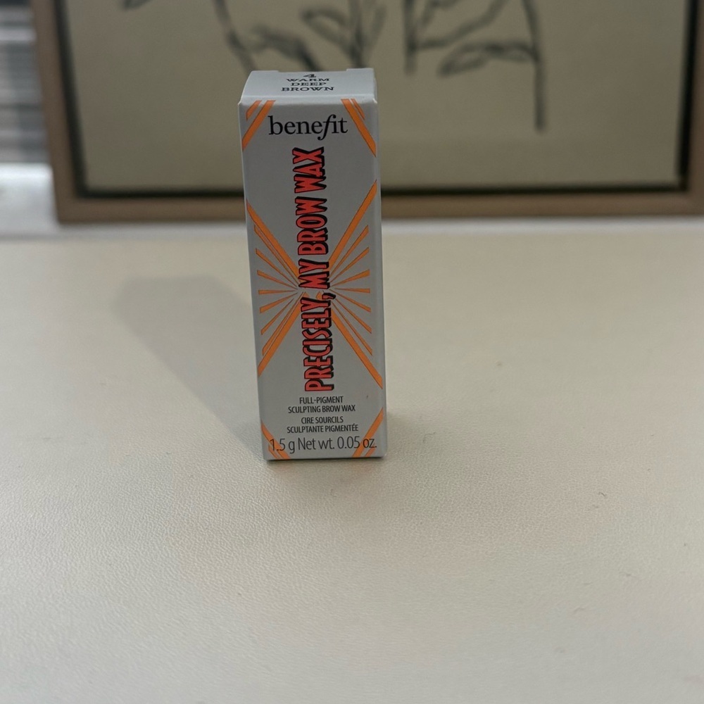 Benefit brow wax-NIB Warm Deep Brown